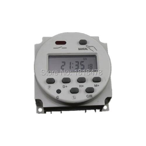 CN101A DC12V Digital LCD Programmable Timer DC 12V 16A Time Timer Relay Switch