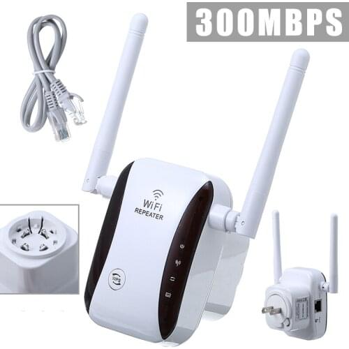 Prtable Wireless Repeater WiFi Range Extender Signal Booster High Speed 300Mbps Signal Repeater Amplifier