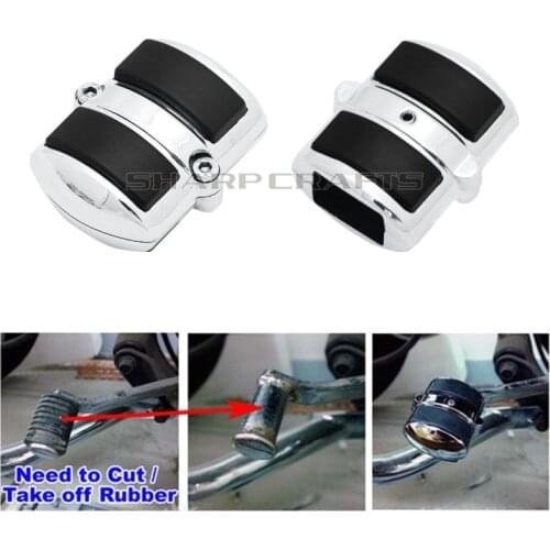 5/8" Gear Shift Lever Peg For Honda Steed Shadow 750 VTX1800 Yamaha V-Star Dragstar Suzuki Boulevard Kawasaki Vulcan Pedal Cover