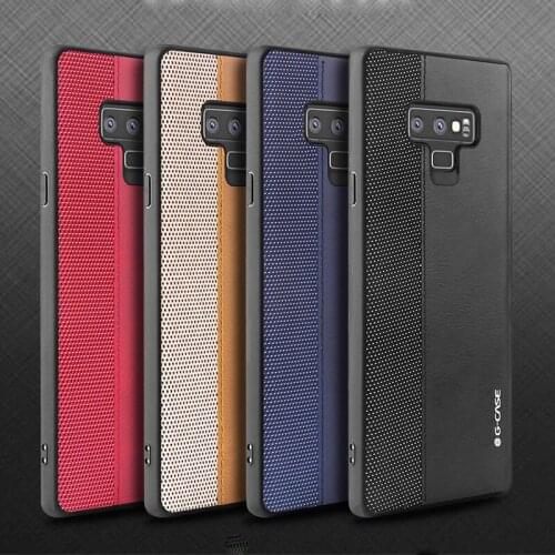 Unique design nylon PU leather stitching high quality mobile phone case for Sumsang Note 8 9 10 S7 S8 S9 S20 S10e A7 2018