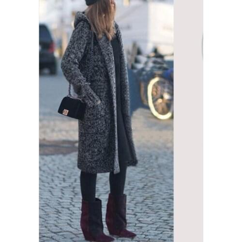 Женские кардиганы с капюшоном YINGAICONG China At AliExpress