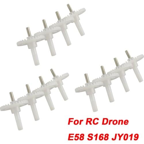 12PCS RC Drone Main Gear Spare Part for E58 S168 JY019 Foldable Drone RC Quadcopter Gear Accessory