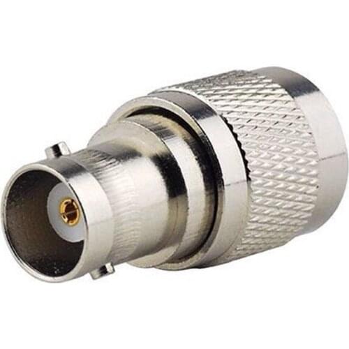 2pcs TNC Male Jack To BNC Female Plug Connector RF Coaxial Converter Adapter