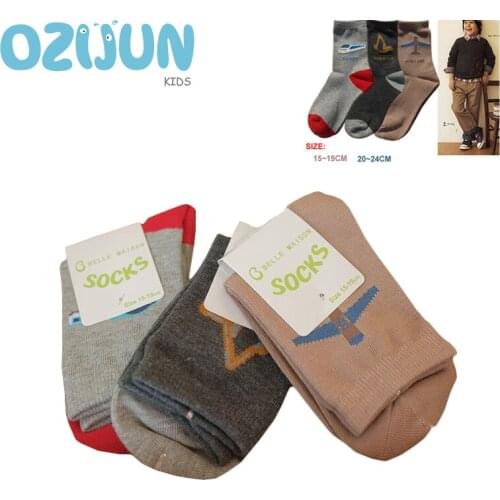 3 pairs/lot 2020 Fall and winter children 5-15Y kids boys crew socks cotton student socks young boy youths Hosiery high quality