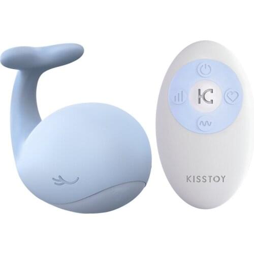 5 Frequency Blue Whale Clitoris Vibrator Remote Control Invisible Wear G-Point Vibrating Sex Toys For Woman Egg Jumping