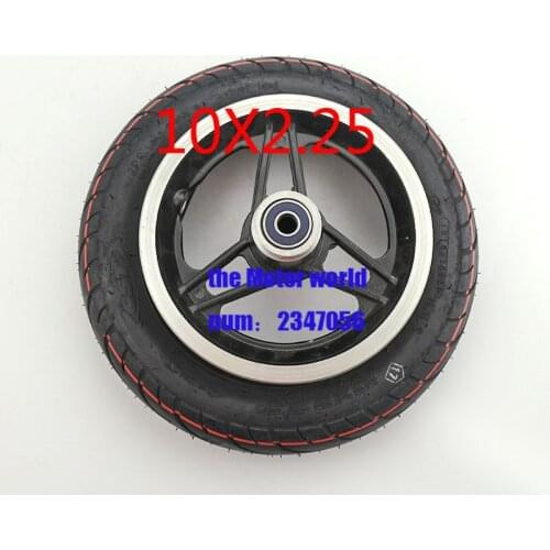 1pc 10 inch 10x2.25 Electric Scooter Balancing self Smart Balance Tire 10 inch tyre and hub free shipping