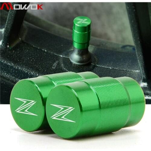For KAWASAKI Z900 Z800 Z750 Z1000 Z400 Z650 Z300 Z250 ZX6R Motorcycle Accessorie Wheel Tire Valve Stem Caps CNC Airtight Covers
