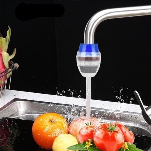Household Tap Water Purifier Carbon Faucet extender Filter Remove Rust Suspended Kitchen Water Cleaner Water Filtration System