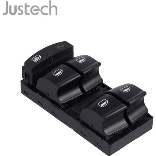 Justech Electric Window Switch For Audi A3,A6,Q7 Power Master Control 10 Pin Durable Glass lift Switch 4F0959851F 4F0959851