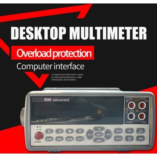 VC8245 4 1/2 Bench Desktop Display With High Precision MULTIMETER Ture RMS with USB Interface