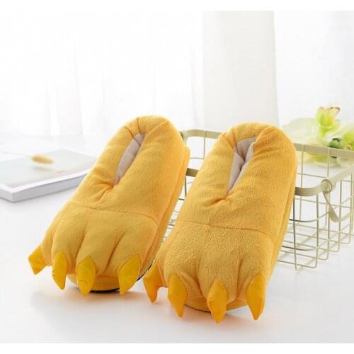 Lovely Home Slippers Chausson Shoes Babys Animal Paw Cool Slippers Warm Cotton Shoes Slippers for Kids Boys Indoor Homewear