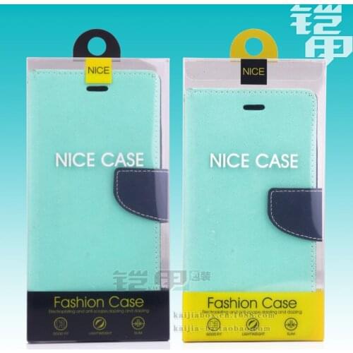 Universal Mobile phone Case Package PVC transparent plastic Retail Packaging Box for iphone6/7/Samsung/HTC case KJ-450 50pcs