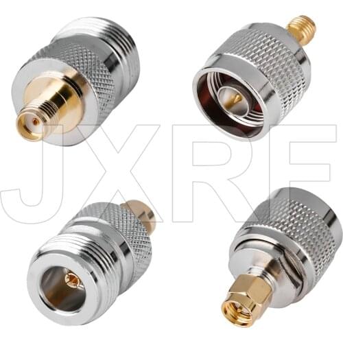 The factory sales 4pcs/set N to SMA adapter N male to SMA male Plug female Jack RF connector 4 type Test converter fast ship