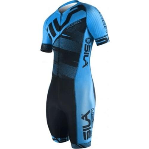 SILA cycling triathlon suit summer men short sleeves skinsuit ropa ciclismo roadbike pro team bike clothing bicycle swimming kit