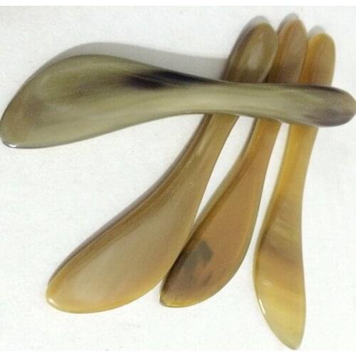 10pcs Pure natural horns tendon horn dial ribs sticks acupuncture points meridians facial scraping pulling eye massage plates