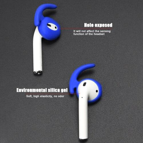 2pcs Wireless Blue Tooth Headset Silicone Case Sports Anti- Skid Earplugs for Runners SAL99