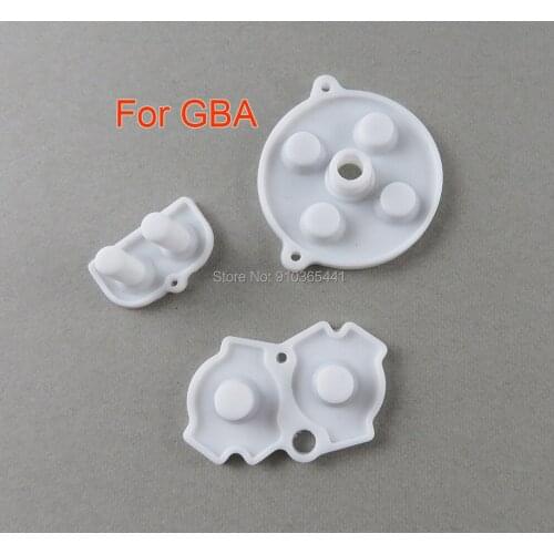 30Sets Replacement Colorful Rubber Conductive Buttons A-B D-pad for Nintend GameBoy Advance GBA Silicone Conductive Keypad
