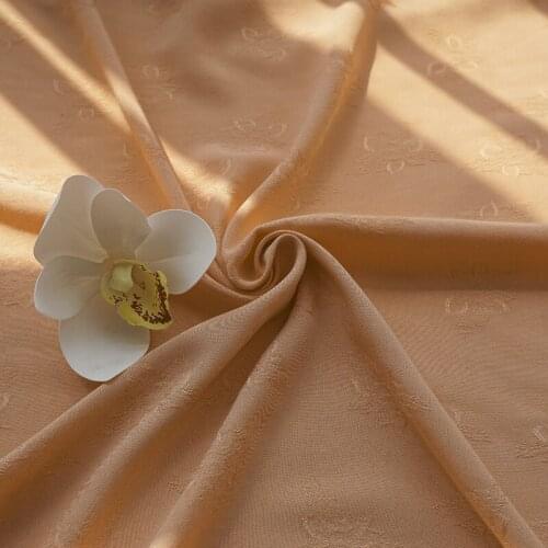 30D Rayon Flower Jacquard Fabric For Dress Top Clothes By The Meter