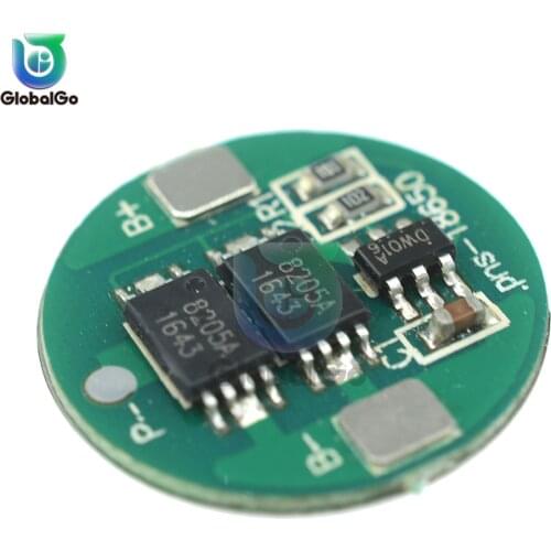 5pcs/Lot 1S 4A 18650 Battery 4.2V Battery Protection Board 18650 Lithium Charge Discharge Protection Board Dual MOS