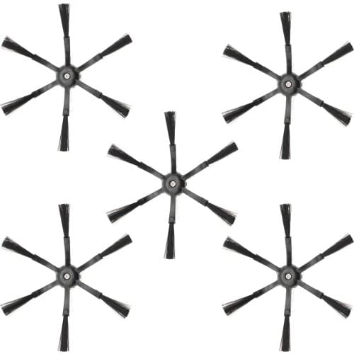 5PCS 6-Foot Side Brush Universal for Xiaomi Roborock and Mijia, 1/2/1S Gen rockrobo s5 s6 max pure maxv Xiaowa Mi Robot Kits