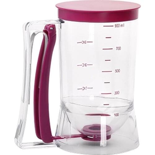 900 ml Cupcake Pancake Cake Cream Cake Mix Dispenser Jug Baking Essentials Maker Cooking Tools Funnel Measuring cup Sale