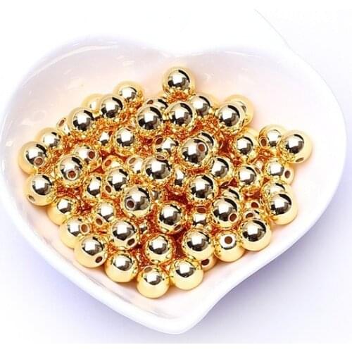 30Pcs Diy Accessories Handmade Beaded Accessories Package Preserving Beads Transshipment Hic Smooth Solid Loose Bead Materials