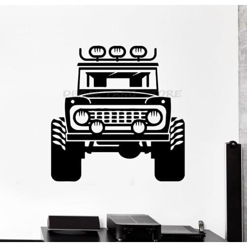 Car wall decal, suv, home garage decoration man vinyl sticker living room fashion decorative wall sticker 1568