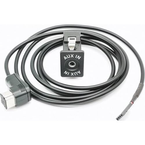 Car Radio IPBUS Input AUX-IN 3.5MM Aux Cable Audio Adapter for Pioneer P99 P01 Headunit IP-BUS