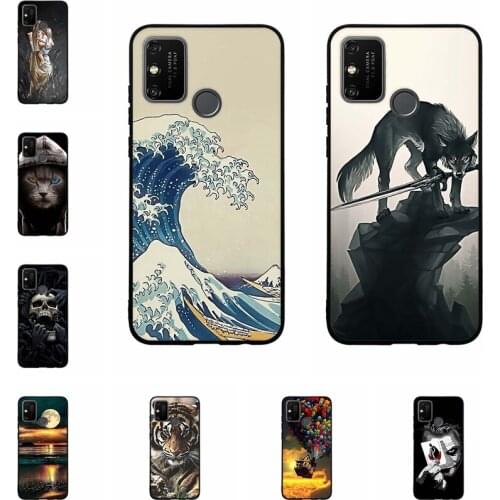 For Huawei Honor 9A Case Honor 9A 2020 Bumper Soft Silicone Cover For Huawei Honor 9A MOA-LX9N 9 A Honor9A phone Cases Cartoon