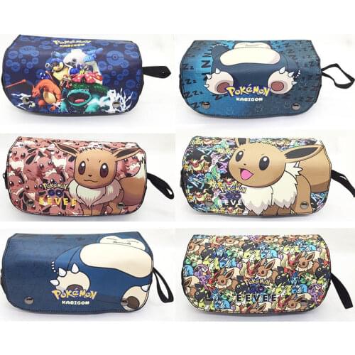 Pokemon Cartoon Anime Pencil Case Pikachu Pencil Case School Supplies Gift Back To School