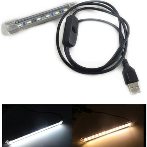 DC 5V LED Bar Light USB Powered Rigid Strip 10cm 20cm 35cm 50cm 5630 LED Strip
