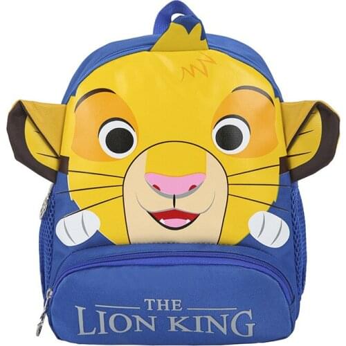 Disney Children Baby School Bag Kindergarten Boy Girl Lion King Cartoon Baby Backpack Gift Simba Backpack handbag bags