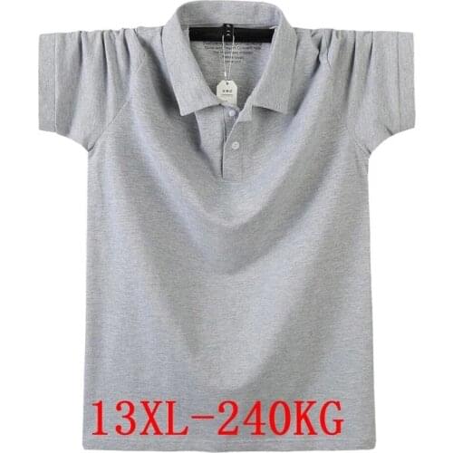 10XL 12XL Simple Plus Size Summer Men T-shirt 8XL 9XL Cotton Short Sleeve Tee Shirt Homme Loose Casual 58 60 62 64 66 68 Tees