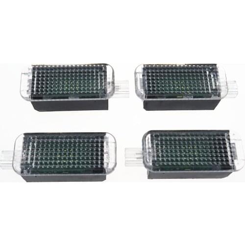 Car interior LED Footwell Lights foot warning lamp For Passat B6 B7 Golf 5 MK5 6 MK6 SEAT Toledo Leon A1 A3 A4 A5 A6 A8 Q3 Q5 Q7