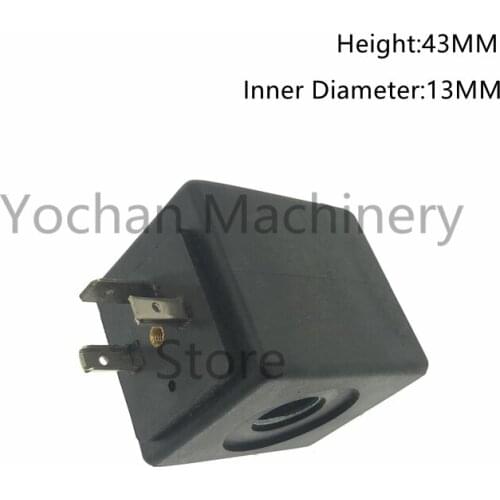 Solenoid Valve Coil Rotary Safety Lock Pilot 12V 24V For Lovol Foton Excavator