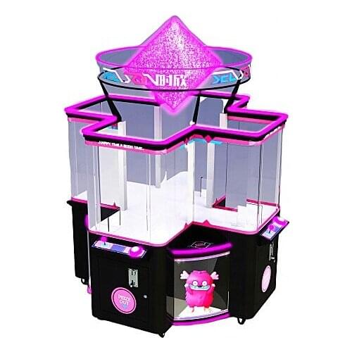 Park Indoor Coin Gift Game Four sides connected selling doll claw machine