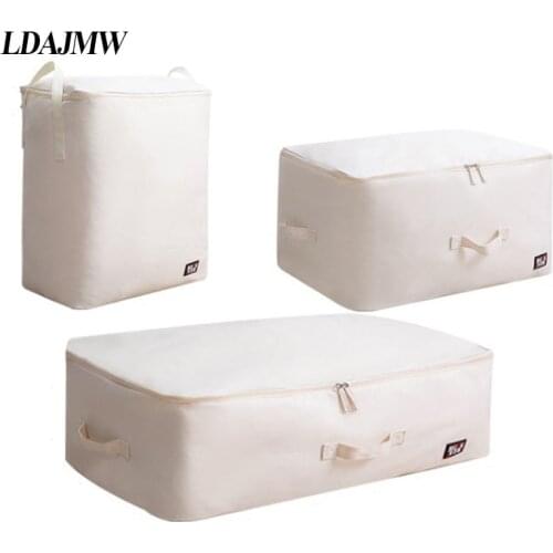 Multi-function Thick Oxford Cloth Quilt Storage Bag Extra Large Clothes Finishing Bag Bedding Organizers Container Storage Box