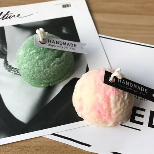 Ice cream candle silicone mold DIY aromatherapy plaster candle diffused stone handmade silicone mold