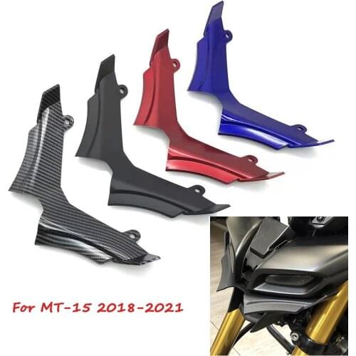 Motorcycle ABS Front Fairing Pneumatic Winglets Tip Wing Protector Shell Cover For Yamaha MT-15 MT15 MT 15 2018-2021