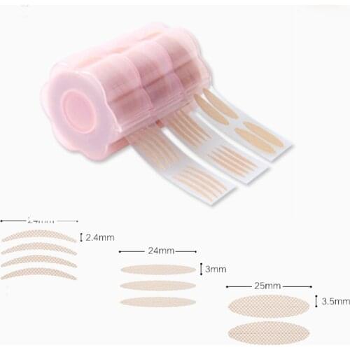Cheap 600PCS Invisible Eyelid Sticker Lace Eye Lift Strips Double Eyelid Tape Adhesive Stickers Eye Tape Tools 3 Style