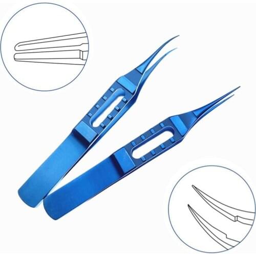 Ophthalmic Curved Tying Forcep ophthalmic surgical instruments