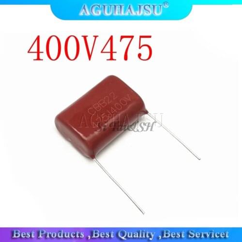 5PCS 400V475 400V 475 4.7UF Polypropylene film capacitor pitch 25mm