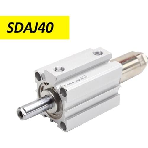 SDAJ bore40mm SDAJ40X75-50 SDAJ40X50-30 SDAJ40X30-20 Adjustable compact air cylinder double acting Cylinder