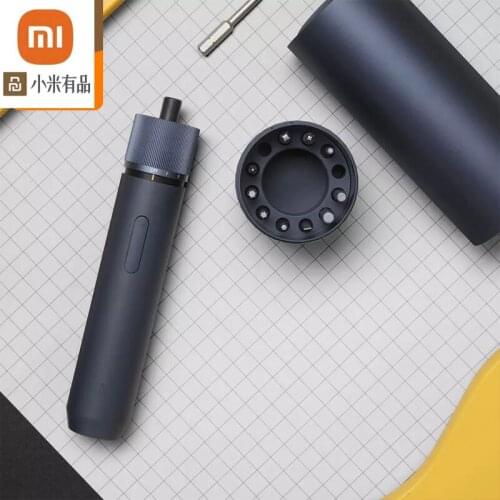 Youpin HOTO 1500mAh Electric Screwdriver home With 12 Bits 3 Speed Torque Rechargeable Daily Screwdriver Kit Portable for youpin