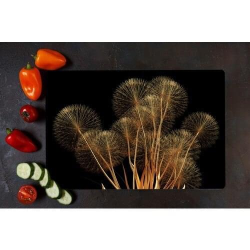 Glass Cutting Board Dandelion Patterned Glass Cutting Plate heat Resistant Glass 30x40 Chopping Block Glass High Quality Print