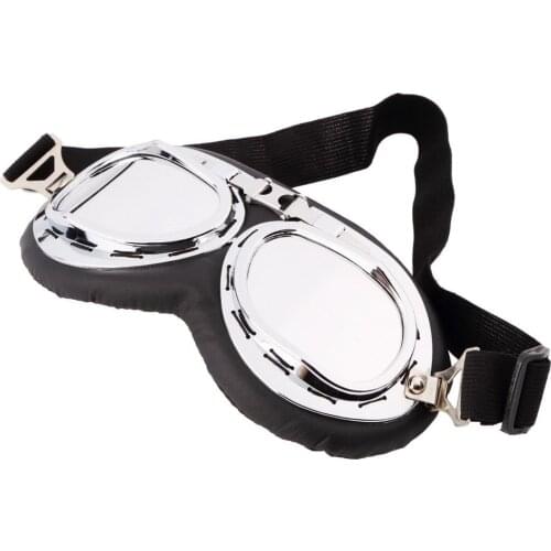 Motorcycle Steampunk Vintage Safety Scooter Antiglare Goggles Helmet Glasses Cycling Ski Sunglasses Outdoor Sports Accessory