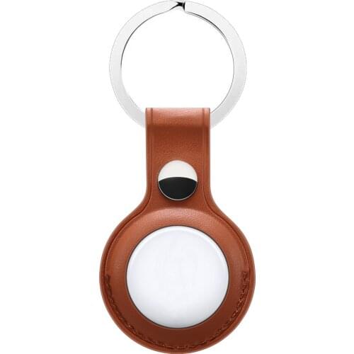 Multi Colors On Stock Leather Case Suitable For Apple Airtag Protective Leather Case