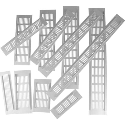 Vents Perforated Sheet Aluminum Alloy Air Vent Perforated Sheet Web Plate Ventilation Grille Vents Perforated Sheet Width 5/8cm