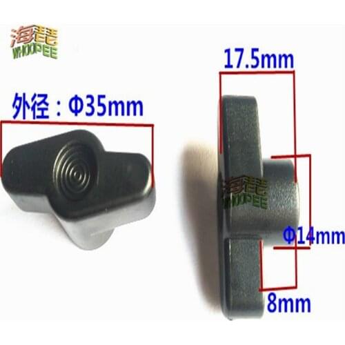 2pcs M4 M5 M6 M8 35#Head Diameter Plum Bakelite Hand Tighten Nuts / Butterfly Plastic Head Hand Knob Nut