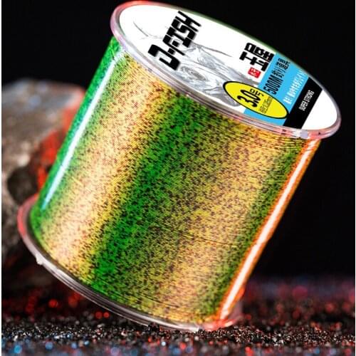 500m Fluorocarbon Invisible Spoted Line Fly Fishing Line Bionic Monofilament Fish Line Speckle carp Nylon Thread Fishing Line